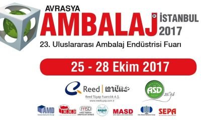 Avrasya Ambalaj Fuarı 25-28 Ekim başlıyor!