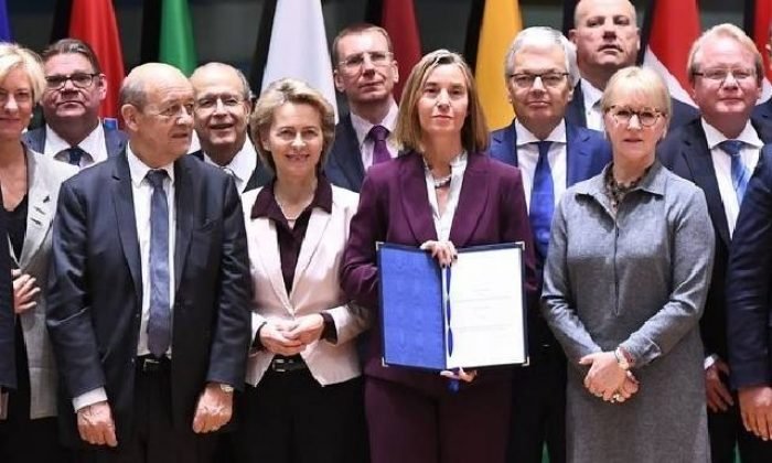 23 ülkenin katılımı ile NATO’ya alternatif Avrupa Savunma Fonu kuruldu